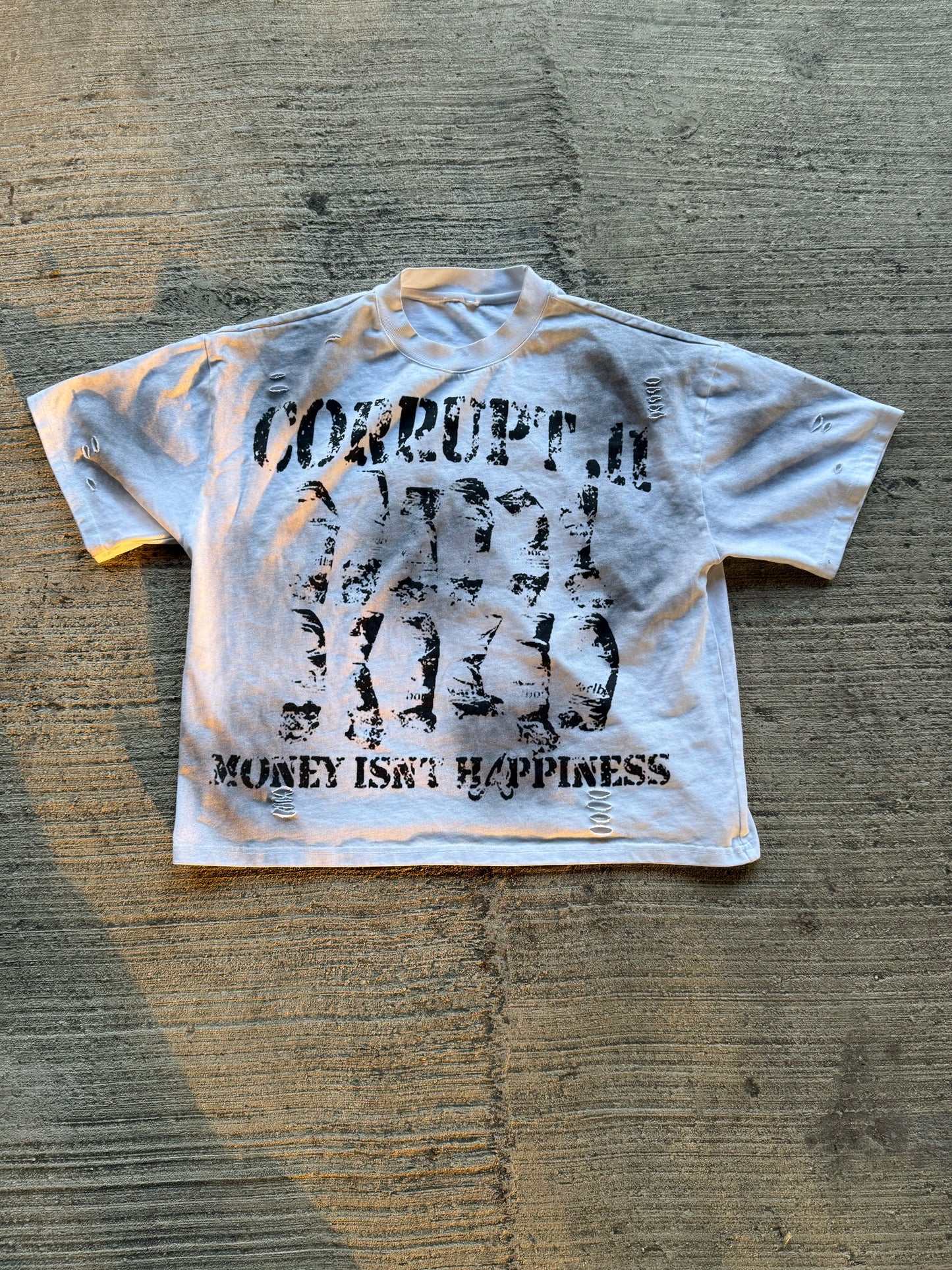 Playground dirty distressed Tee
